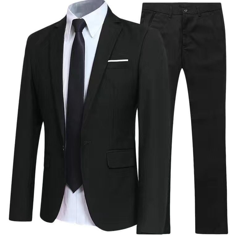 Korean Men Formal Wear - Heren T-stuk pak Slim Fit Bruiloftskleding