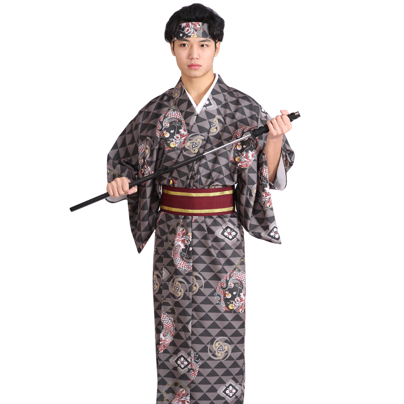 Men'S Formal Ethnic Wear - Aziatische etnische nieuwe design kimono heren