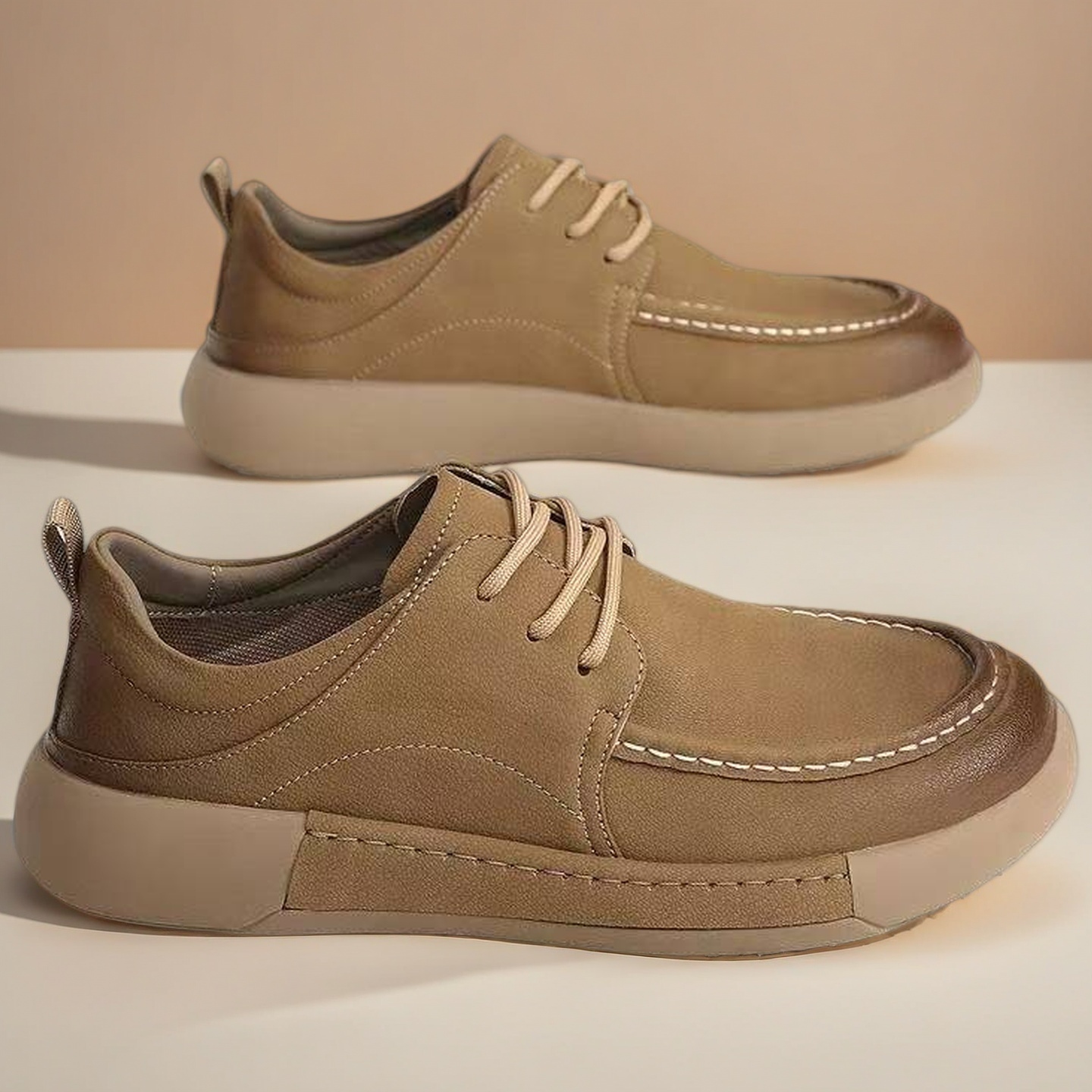 Formal Men Daily Wear Shoes - Brede herenschoenen van leer, casual en