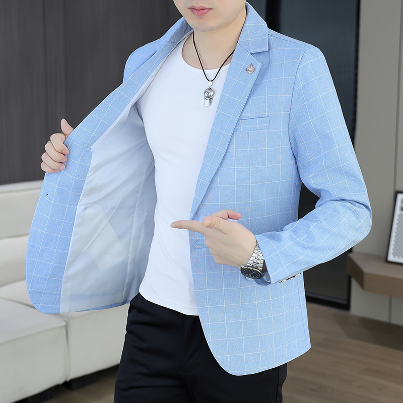 Korean Men Formal Wear - Blazer Outdoor Heren Fietsen Mode Zakelijk