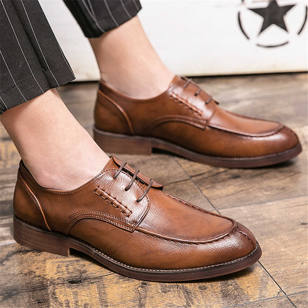 Large Men Formal Wear - Elegante antislip grote maat herenschoenen Casual