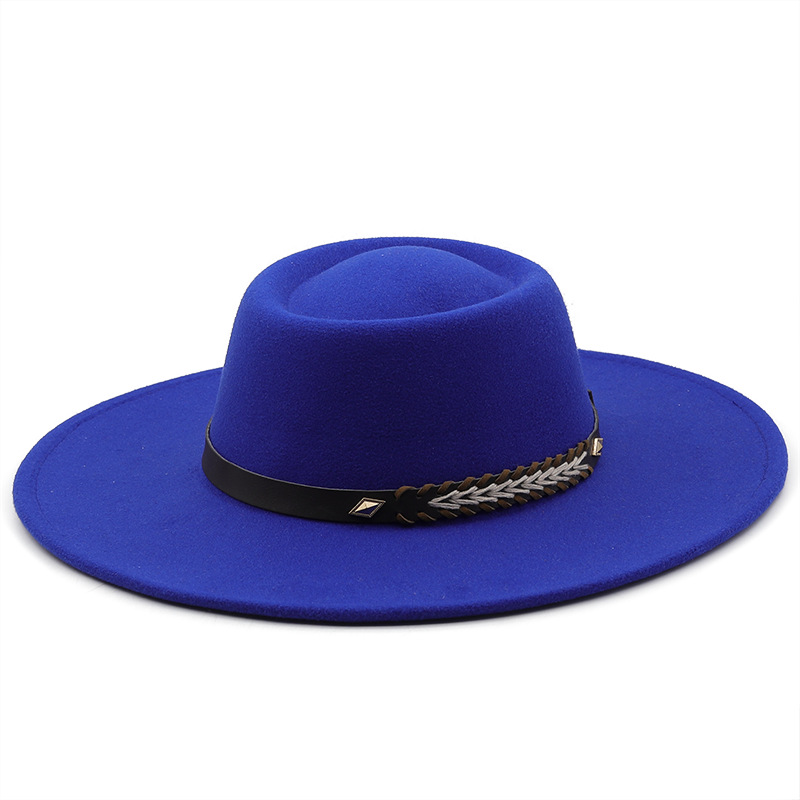 Men'S Formal Ethnic Wear - Klassieke vilten panamahoed met brede rand