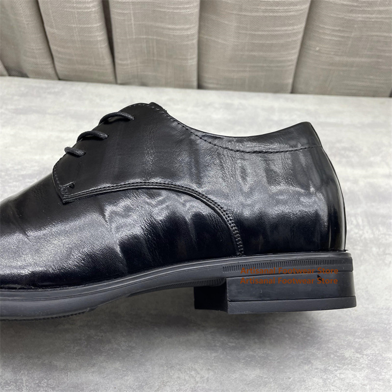 Zwarte leren Oxford-schoenen v - Formal Men Daily Wear Shoes recensie en prijs