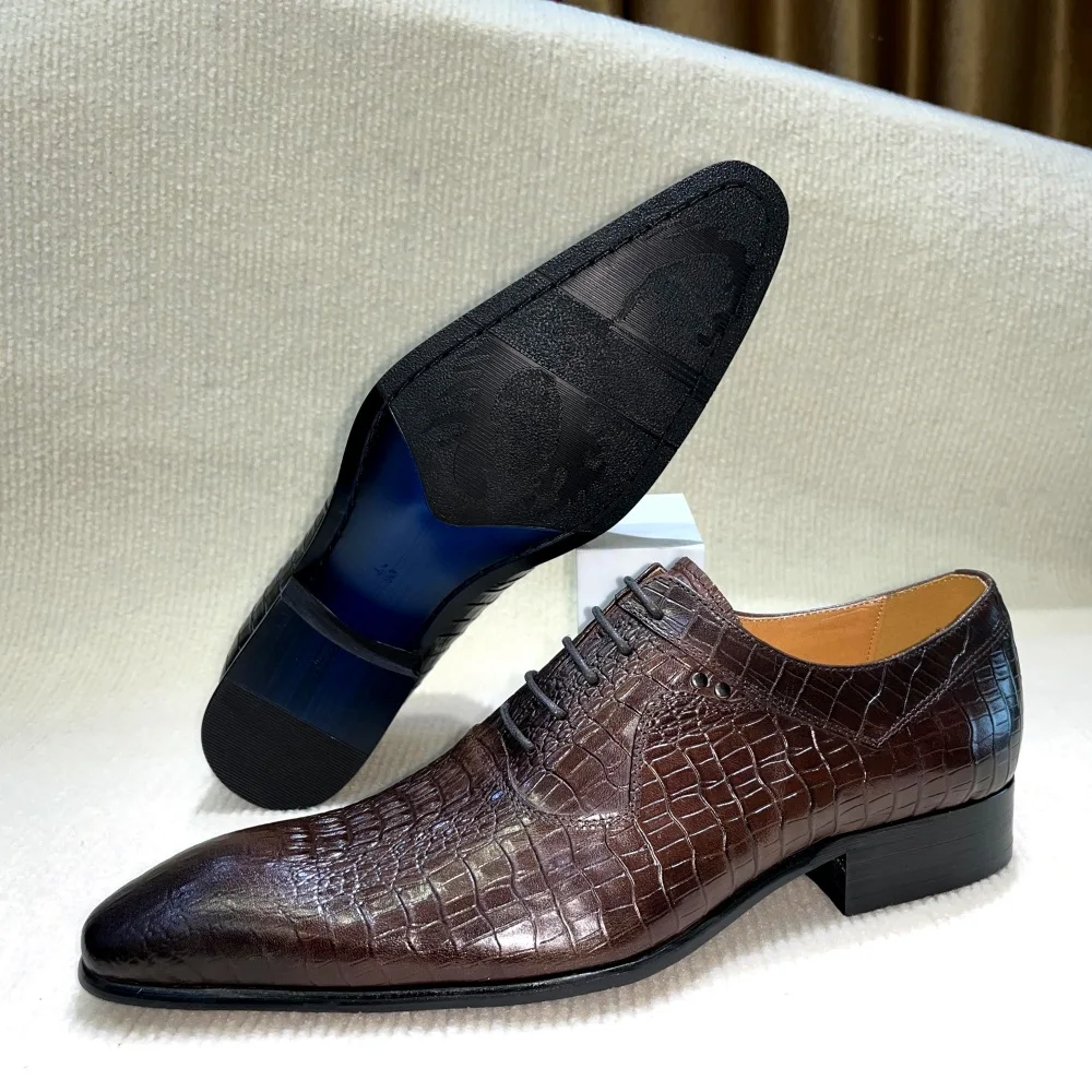 Italiaanse luxe Oxford-schoene - Men Formal Wear Office recensie en prijs