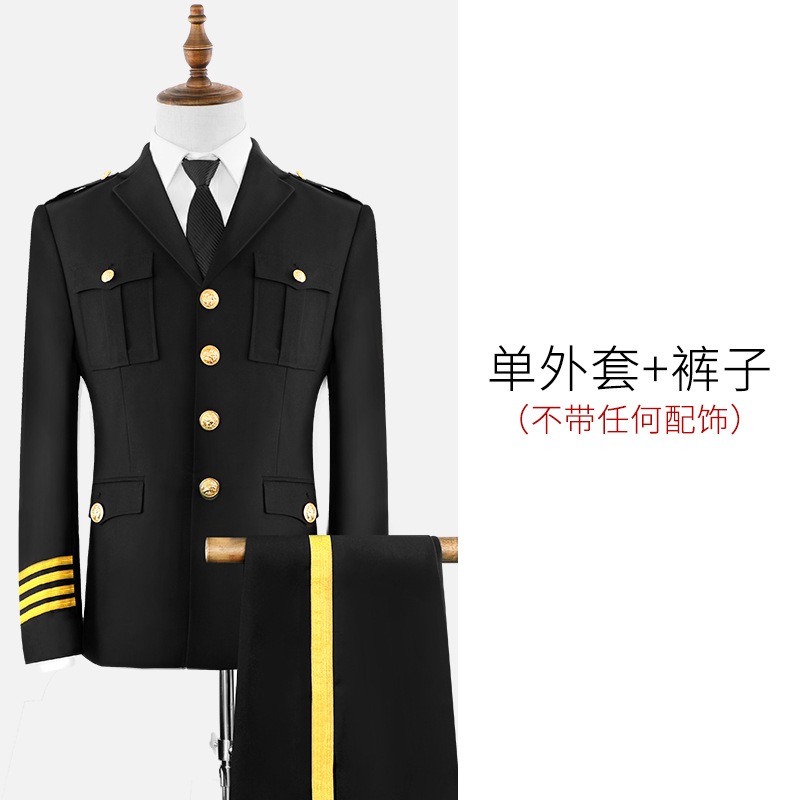 Mannen Zwart Uniform Pak Hoge  - Men Formal Wear Outfits recensie en prijs