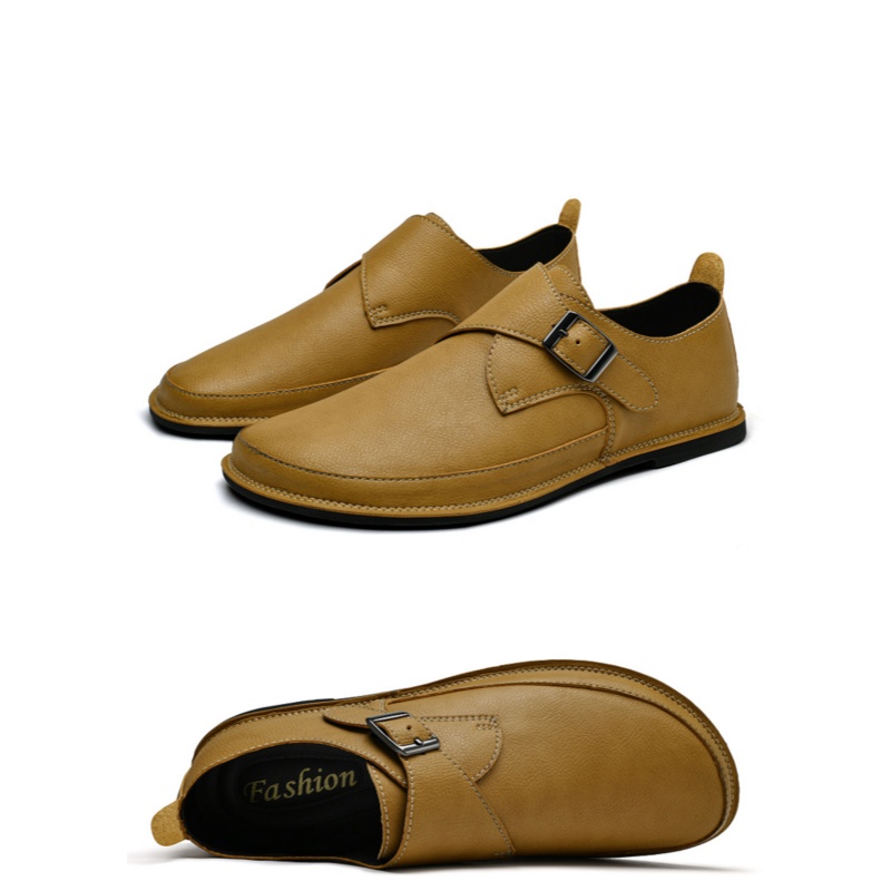 Leren Munk-schoenen voor heren - Formal Men Daily Wear Shoes recensie en prijs