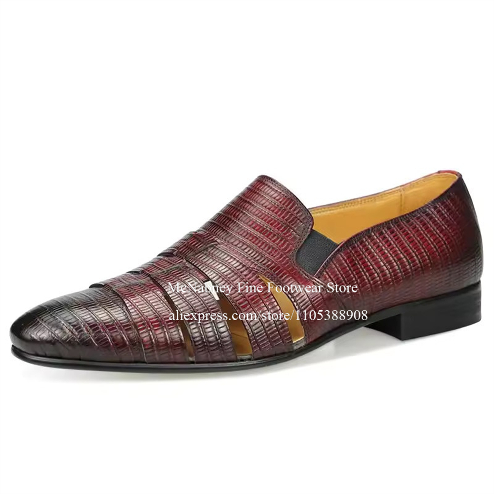 Ademende uitgesneden bordeauxr - Formal Men Daily Wear Shoes recensie en prijs