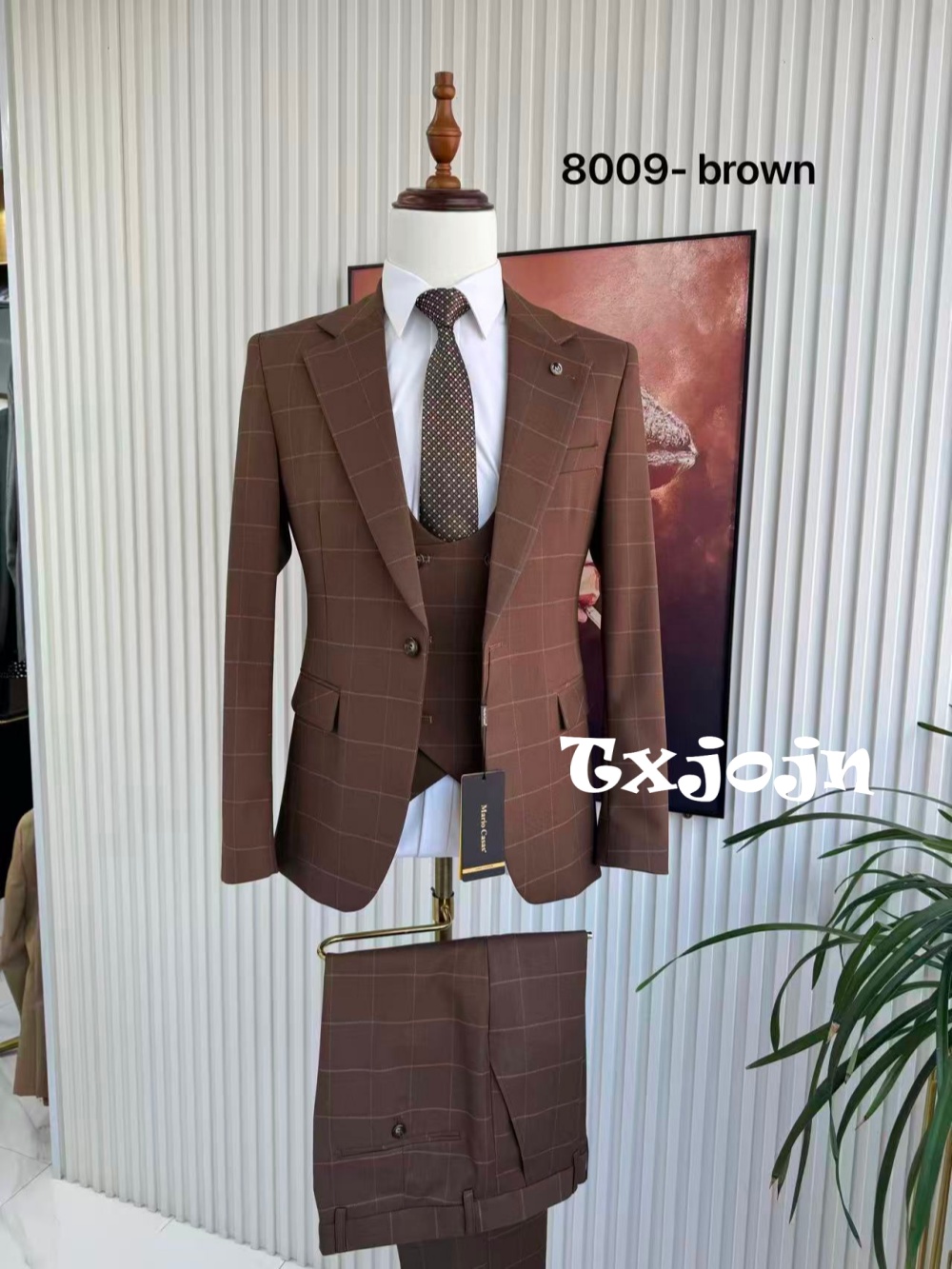 Heren Ruitpak 3-delig (jas, ve - Men Formal Wear Office recensie en prijs