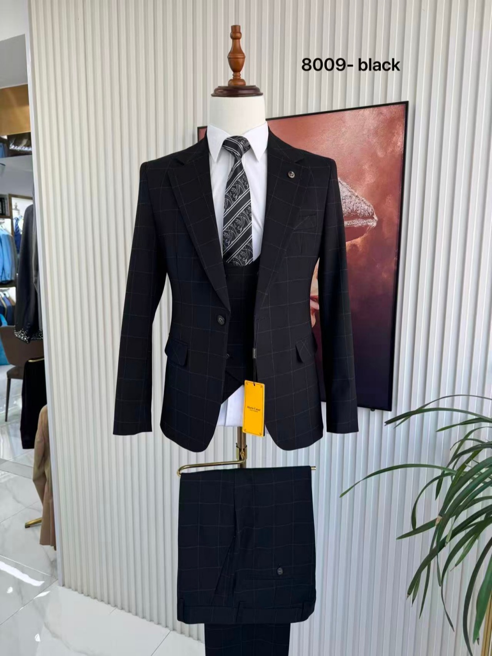 Heren Ruitpak 3-delig (jas, ve - Men Formal Wear Office recensie en prijs