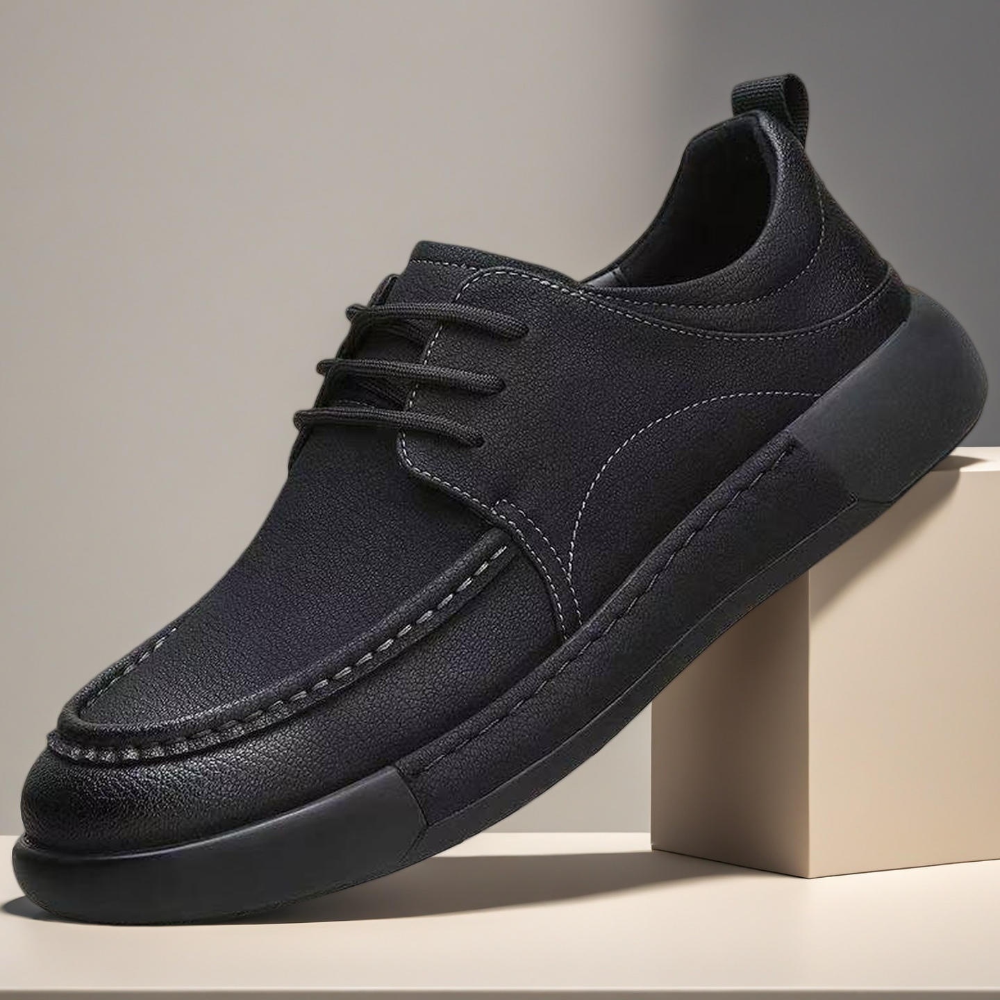 Brede herenschoenen van leer,  - Formal Men Daily Wear Shoes recensie en prijs