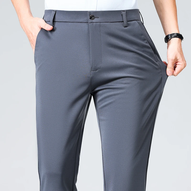 Lente Zomer Dunne Broek Mannen - Men Formal Wear Outfits recensie en prijs