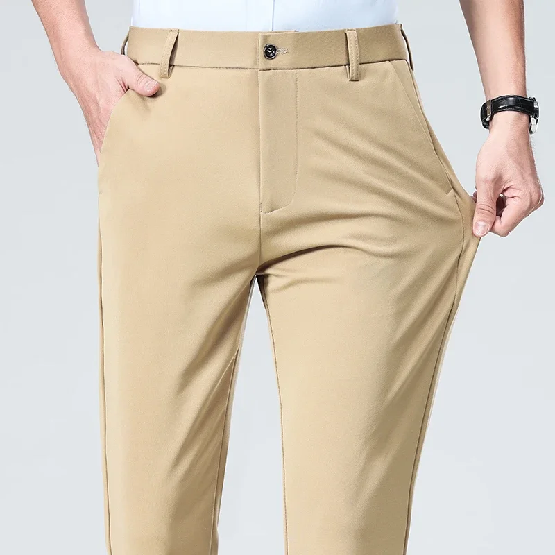 Lente Zomer Dunne Broek Mannen - Men Formal Wear Outfits recensie en prijs