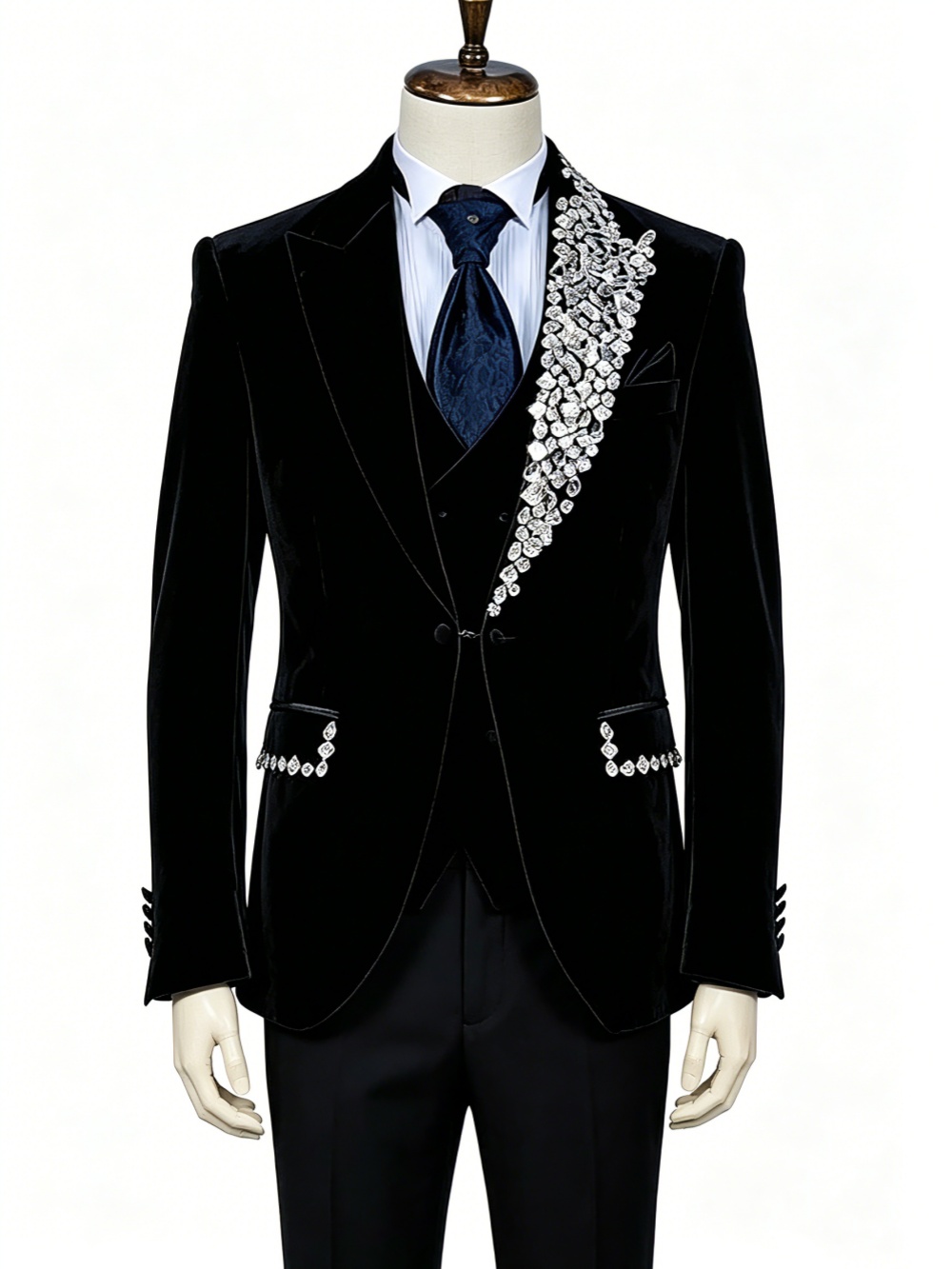 Formele Bruiloft Smoking Fluwe - Formal Wear Jersey For Men recensie en prijs