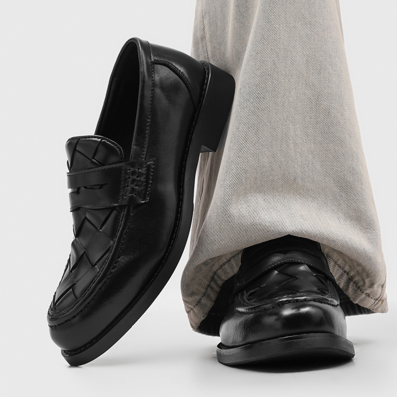 Handgemaakte geweven penny loa - Formal Men Daily Wear Shoes recensie en prijs