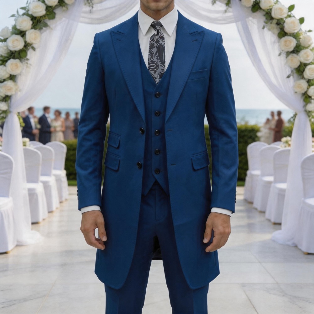 Slankgesneden 3-delige formele - Men Formal Wear Outfits recensie en prijs