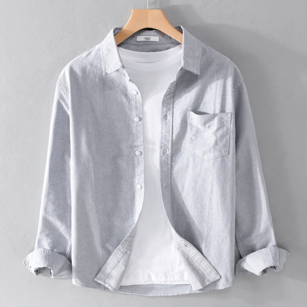 Modieus herenoverhemd met lang - Korean Men Formal Wear recensie en prijs