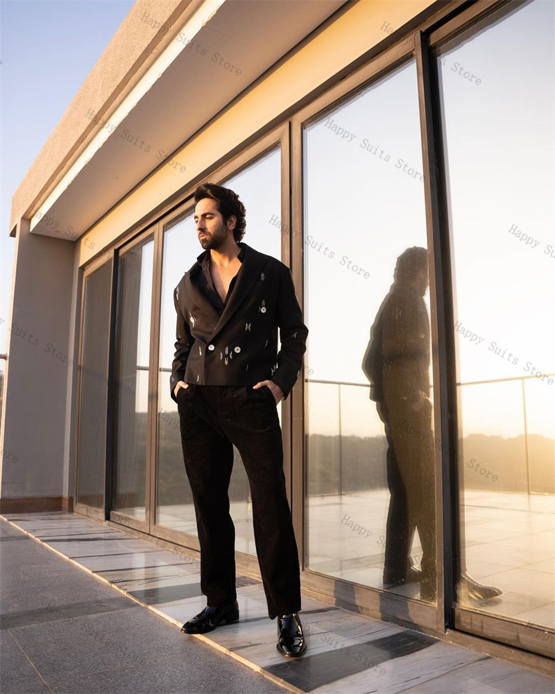 Bruin Mannen Pak Set 2-delige  - Formal Wear Jersey For Men recensie en prijs