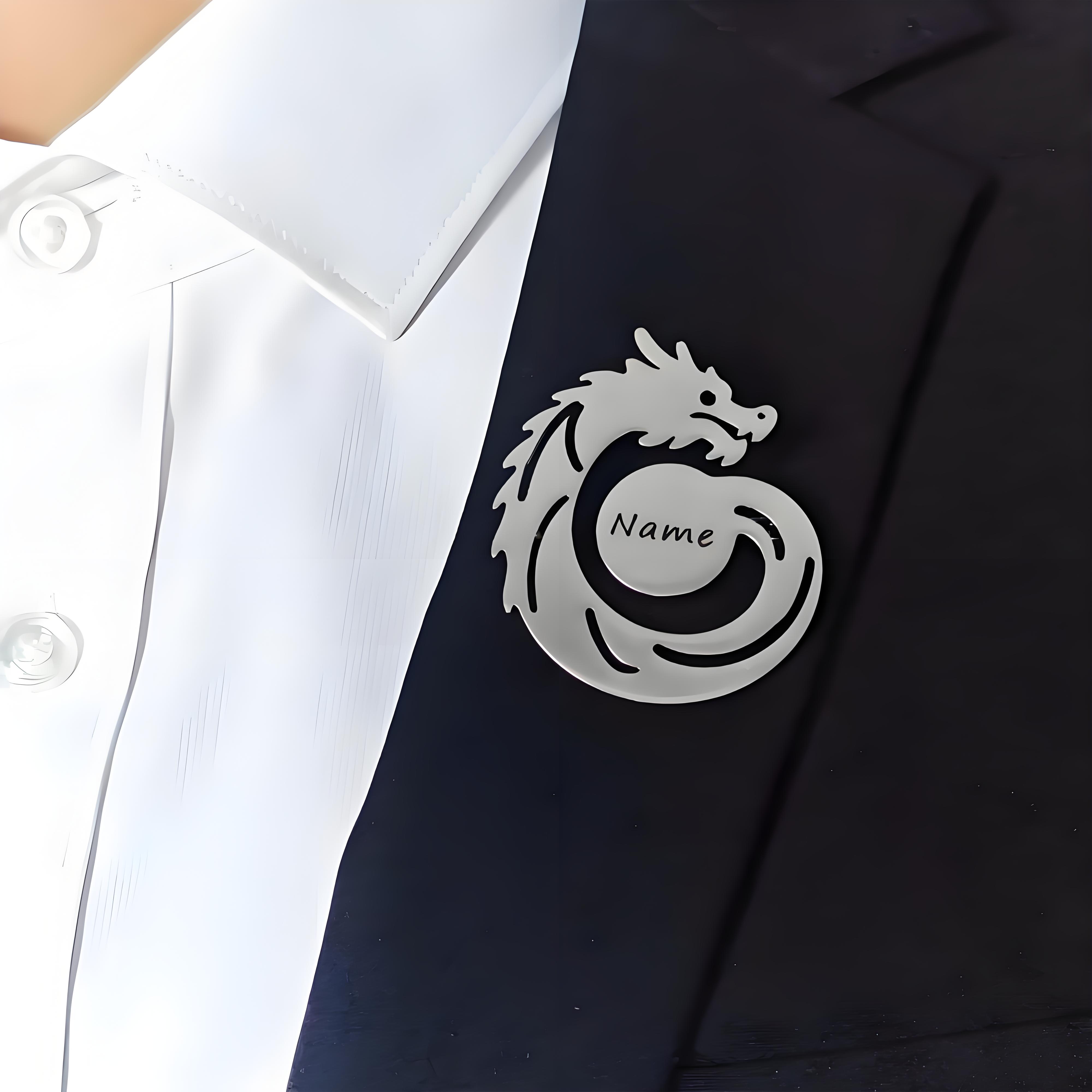Aangepaste naam Dragon broche, - Men'S Formal Ethnic Wear recensie en prijs