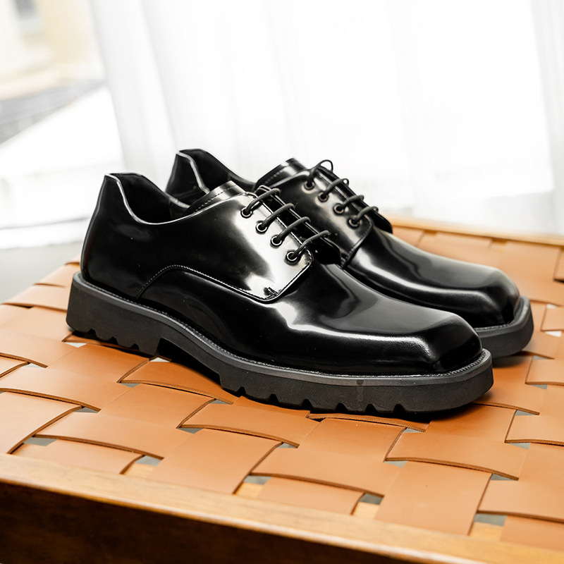 Elegante leren schoenen voor h - Korean Men Formal Wear recensie en prijs