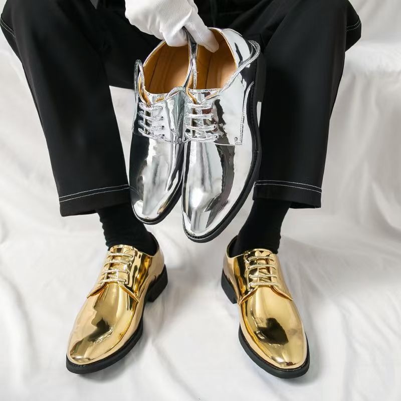 Dagelijkse puntige leren schoe - Formal Men Daily Wear Shoes recensie en prijs