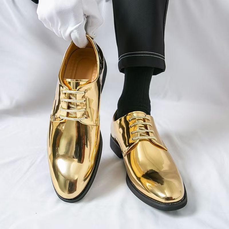 Dagelijkse puntige leren schoe - Formal Men Daily Wear Shoes recensie en prijs