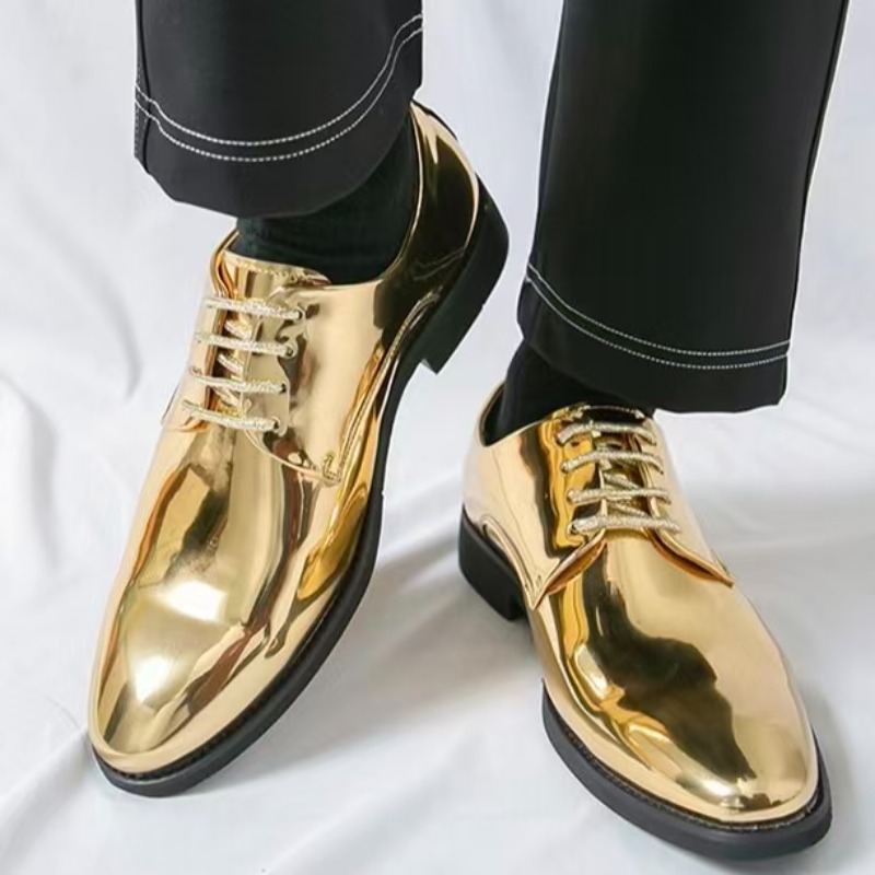 Dagelijkse puntige leren schoe - Formal Men Daily Wear Shoes recensie en prijs