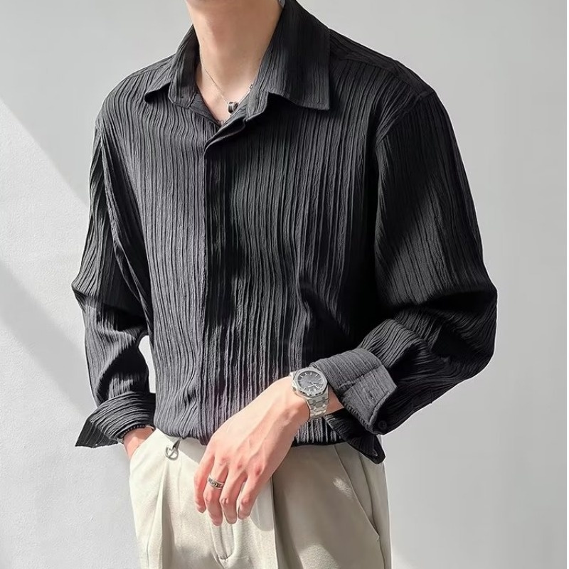 Zwart Abrikoos Wit Lange Mouwe - Korean Men Formal Wear recensie en prijs